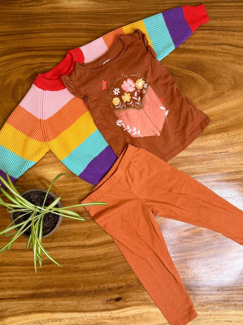 Girls Fall 3-Piece Outfit | Carter’s • Tahari Girl • Simplee Kids | 2T/2–3T